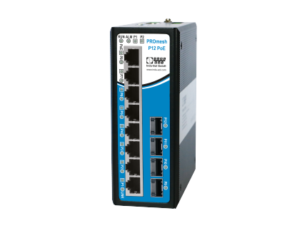 12 Port Managed Industrial Ethernet Switch